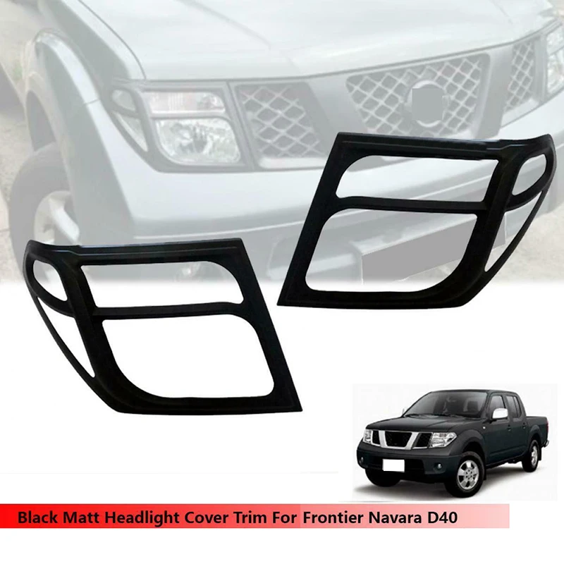 Car Head Light Lamp Hood Parts Headlight Cover for Nissan Frontier Navara D40 2006-2013