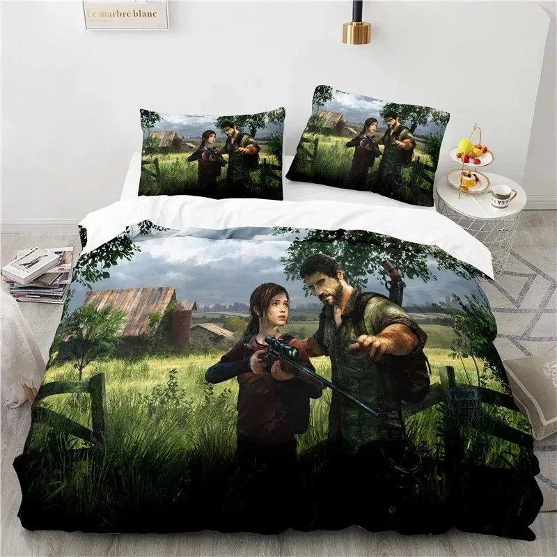 

3D Printed The Last of Us Duvet Cover Game Pillowcase Bedding Set Pillowcase Bedroom Decor King Queen Twin Size Bedclothes