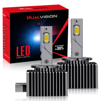 Dualvision 90000LM D3S LED D1S D2S D4S D8S 70W Auto Headlights CSP CHIPS HID D1R D2R D3R D4R Canbus 1:1 Car Lights 6000K 12V 24V