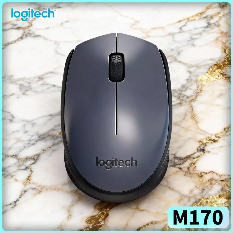 

High-Speed Logitech M170 Wireless Optical Mouse 2.4GHz 1000DPI 12-Month Battery for Travel Work Office Use