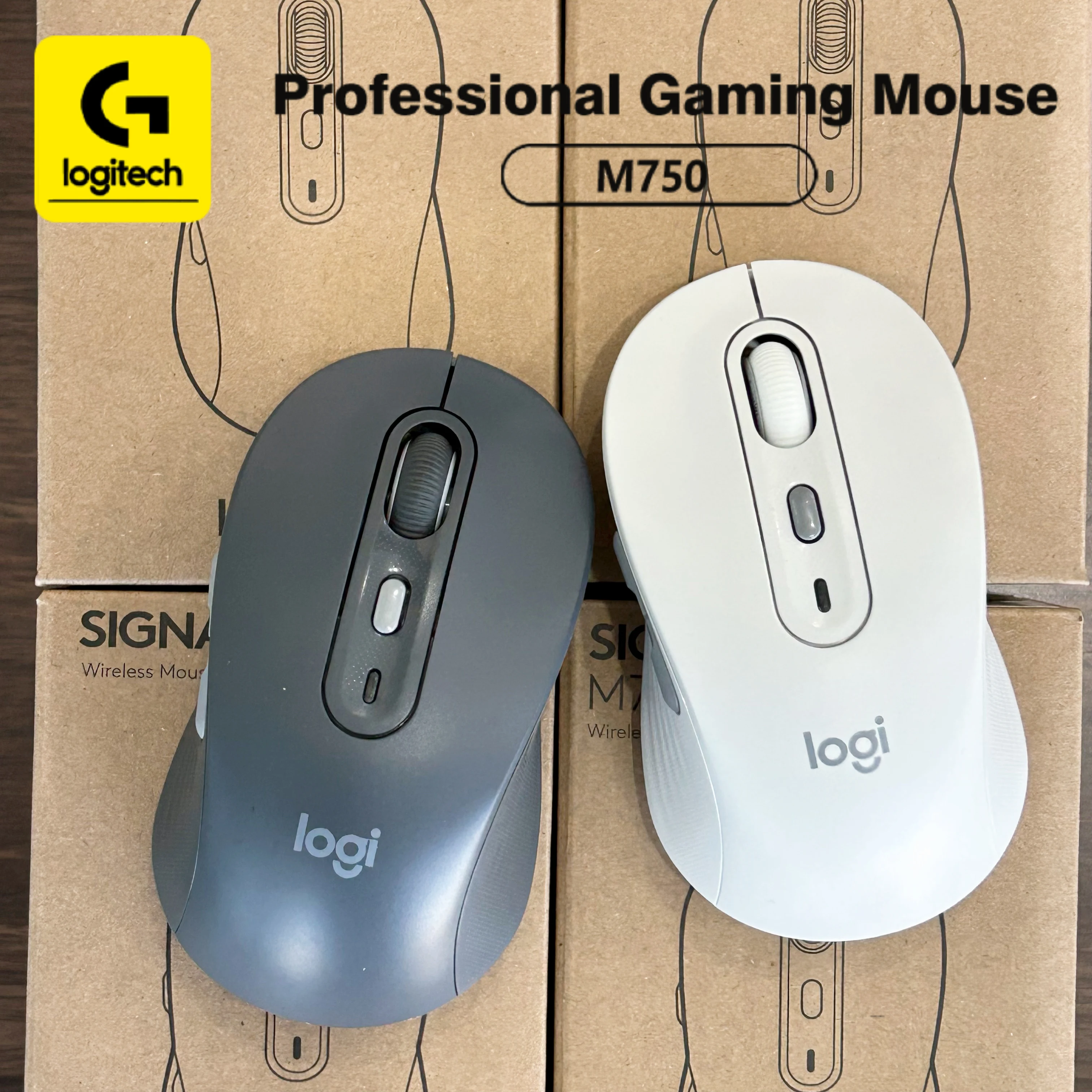 

[Long Battery Life] Logitech M750 Dual-Mode Mouse: Intelligent Sleep Mode for Energy Saving, Say Goodbye to Frequent Charging