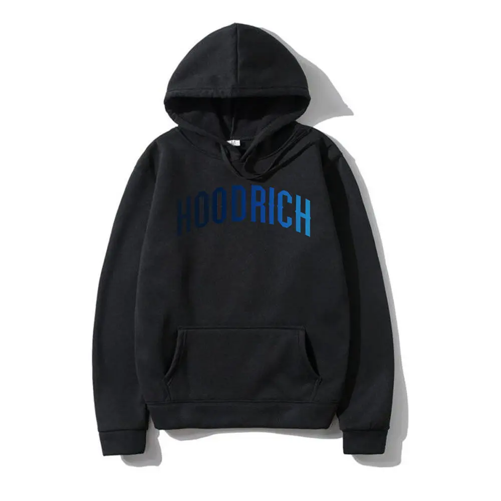 New American Style Hoodie Fashion Brand HOODRICH Printed Unisex Plush and Thick Casual Sports Hoodie Fashion Hip Hop Streetwear