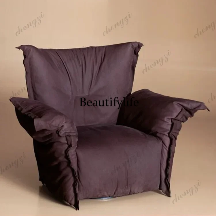 NQ52 Modern armchair living room balcony designer light luxury high-end leisure single sofa
