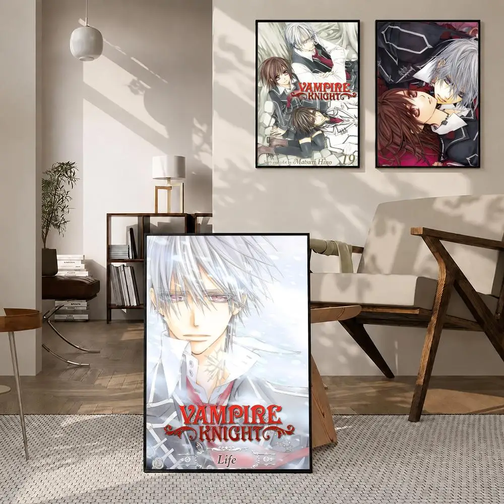 Anime Vampire Knight Poster High-definition  stickers, suitable for bedroom, living room, home decoration
