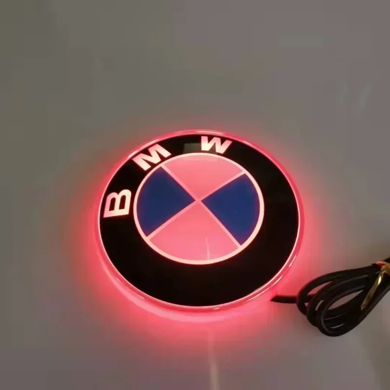 

Accessories Interior Mouldings 2025 Hot For BMW 4D Light-emitting Logo Lamp Refitting For BWM Front And Rear Tail LED Lamps Deco