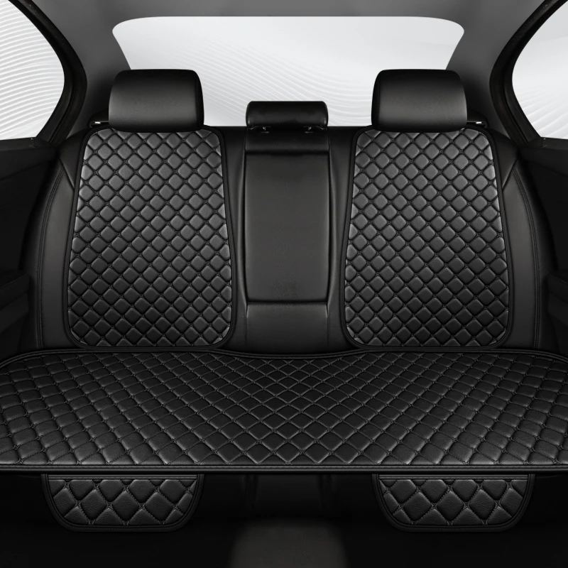 وسادة مقعد عالمية مريحة من نابي فور سيزونز، وسادة مقعد السيارة، مطرزة على شكل نجمة، صف خلفي مضاد للانزلاق، خمسة مقاعد #2