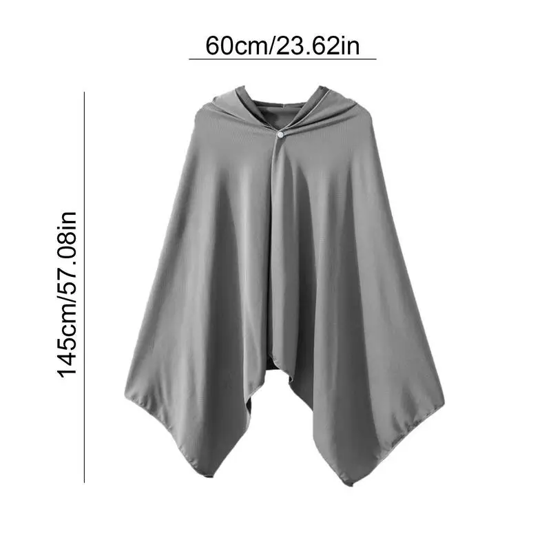 Summer Sun Protection Beach Shawl Cloak Sunscreen Riding Cloak Outdoor Activity Cycling Driving Quick Dry