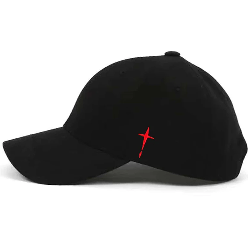 Unisex Cross Embroidery Snapback Baseball Caps Spring and Autumn Outdoor Adjustable Casual Hats Sunscreen Hat
