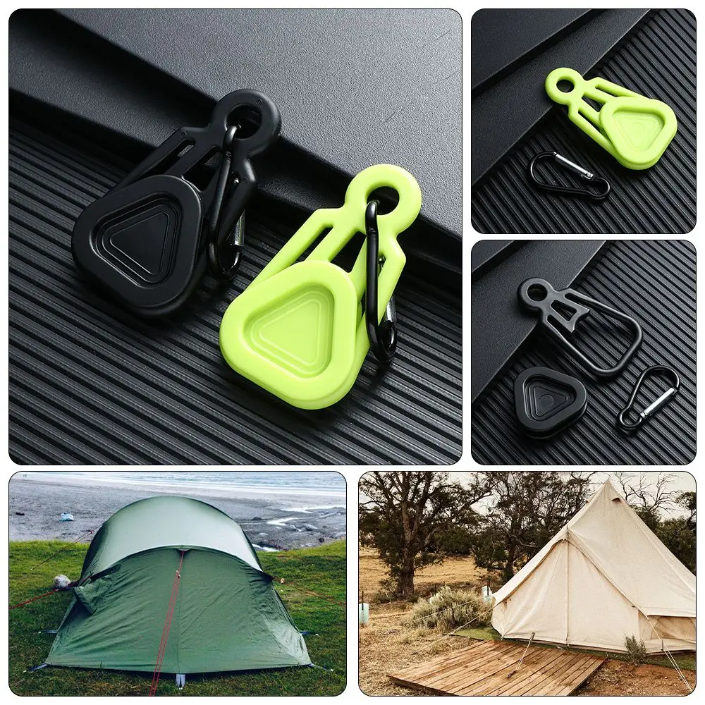 Outdoor Camping Wind Rope Fitting Survival Grommet Buckle Fixed Canopy Awning Tarp Clamp Tent Clip