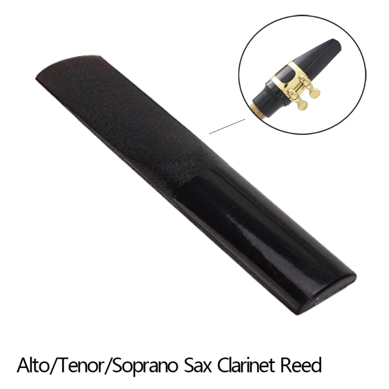 Ance in resina per sassofono clarinetto bocchino nero Reed forza 2.5 per accessori per sassofono Sax contralto/tenore/Soprano