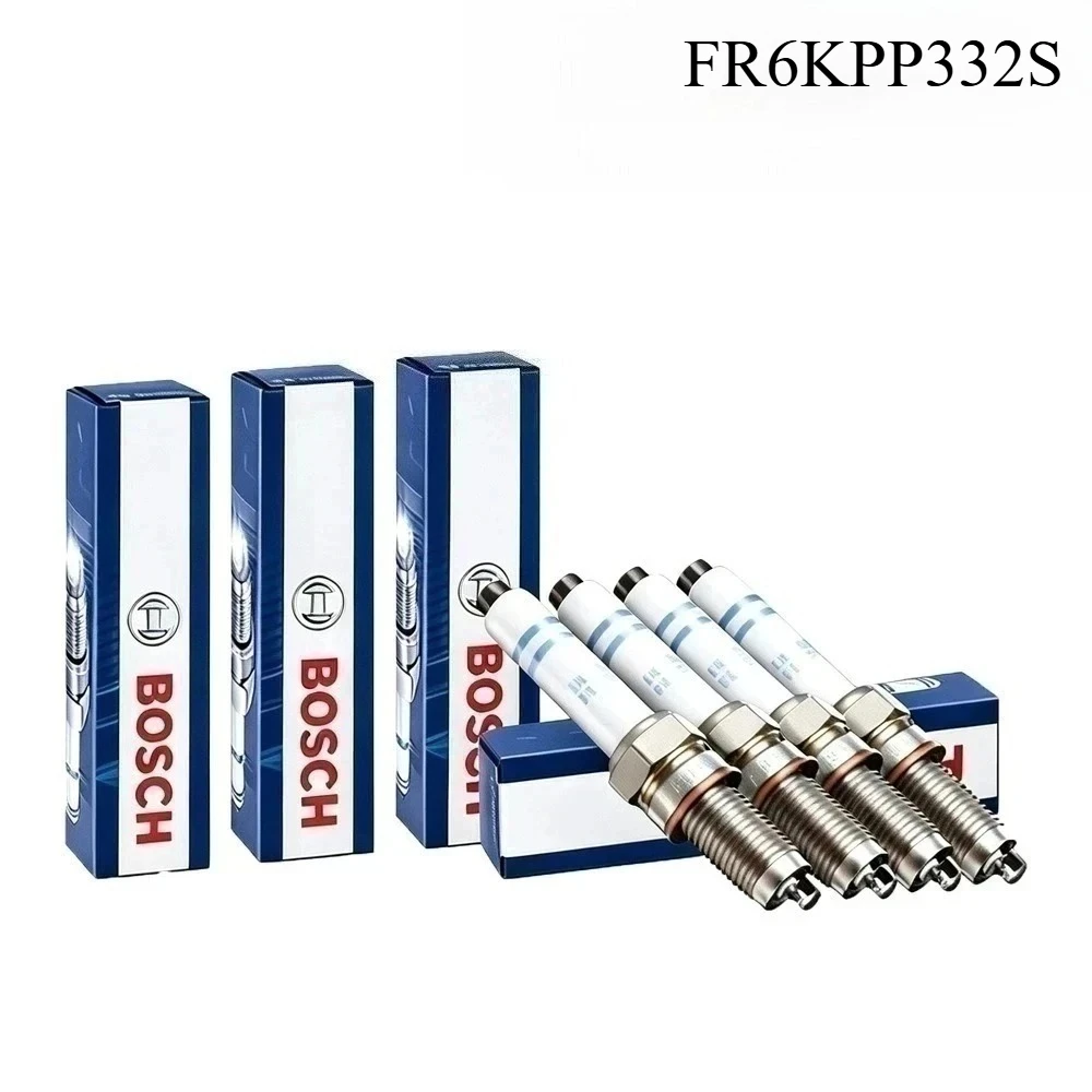 Bosch FR6KPP332S Spark Plug Fast Ignition Reduce Vibration used for VW Audi EA888 Turbo Vehicles