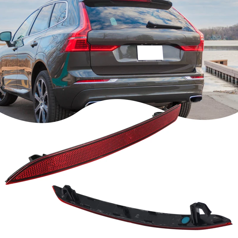 For Volvo XC60 (SPA) 2018 2019-2025 Brake Light Reverse Light Rear Bumper Light Reflective Warning Moulding 31656677 31656678