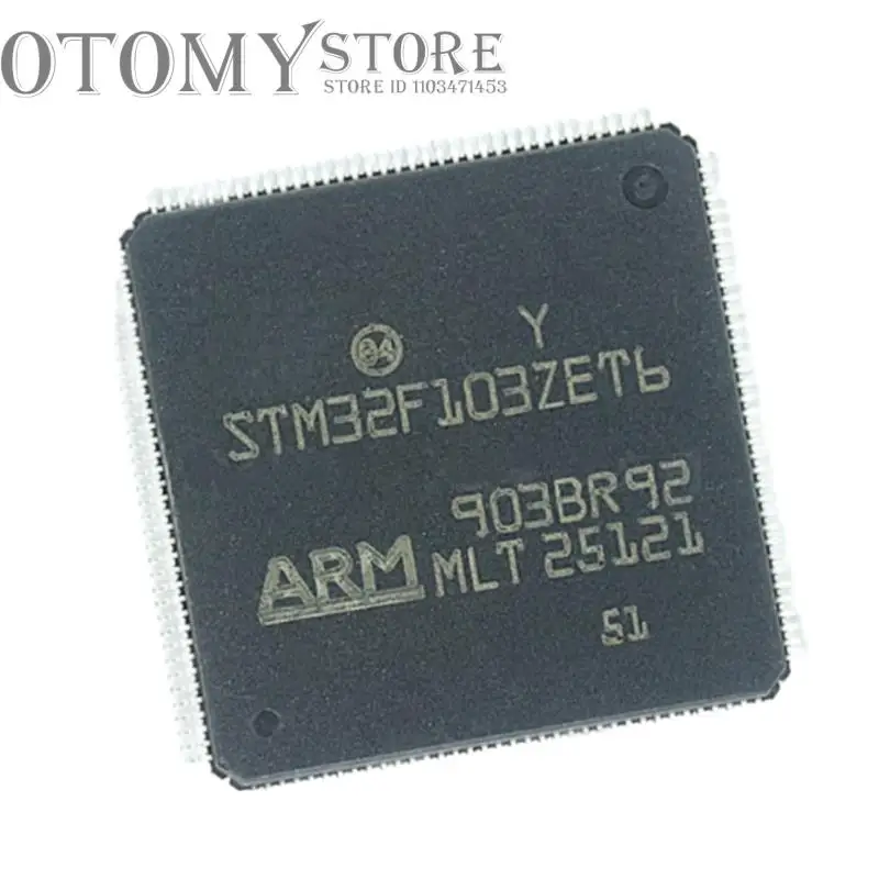 1 peça 100% novo stm32f103zet6 stm32f103 lqfp144 512k memória flash chipset microcontrolador de 32 bits
