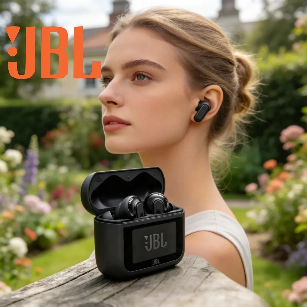 JBL TOUR PRO3 3rd Gen True Wireless Bluetooth Headphones with ANC, Ideal for Business & Music with Display Screen