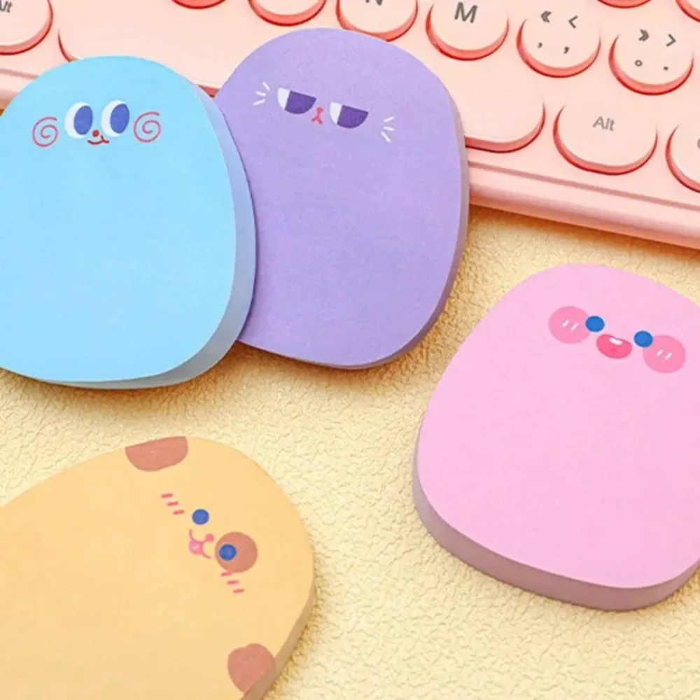 Cartoon Sticky Notes Student Marker Paper Index Stickers Colorful Cute Girl Heart Sticky Notes