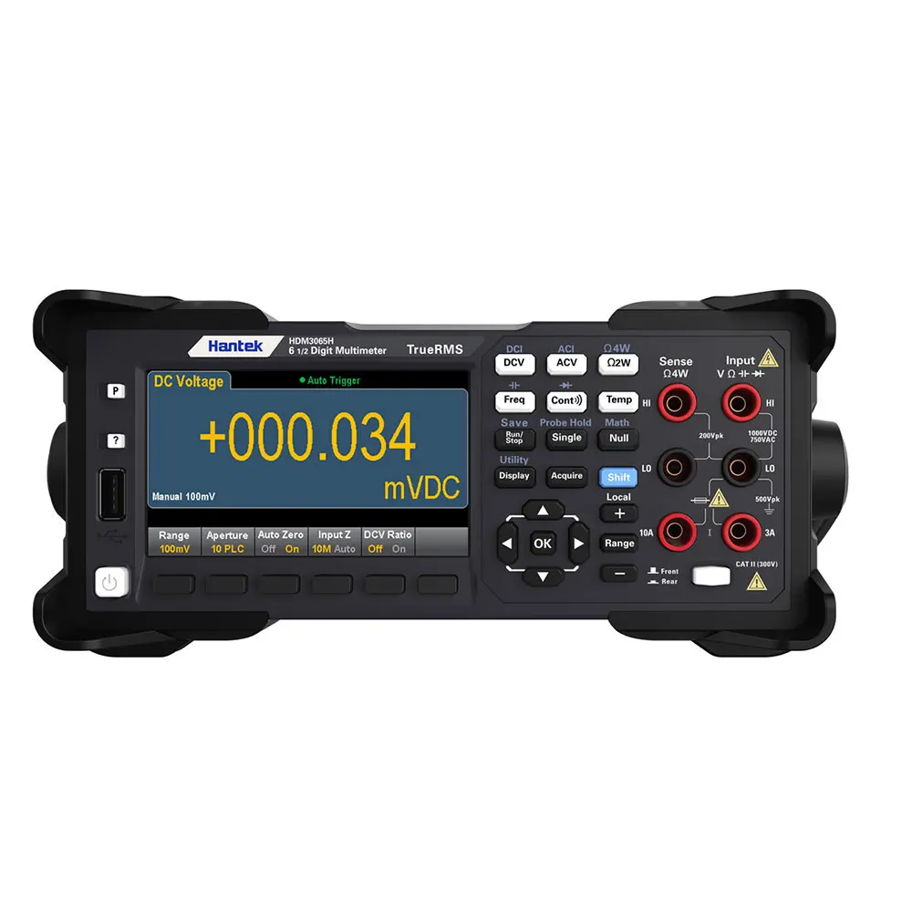 

Hantek HDM3055B Digital Multimeter 5 1/2 Digit Multimeter Tester with High Acquisition Speed for Capturing Transient Signal