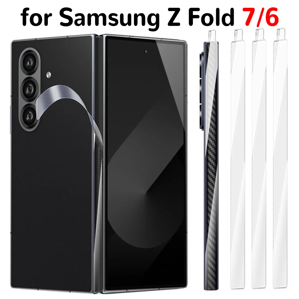 5-15PCS Middle Hinge TPU Hydrogel Film for Samsung Galaxy Z Fold 8/7/6 Anti-Scratch Protector Soft Border Sticker for Z Fold 6