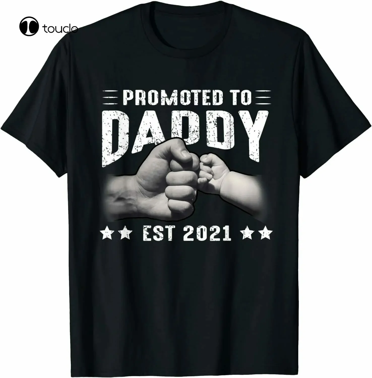 Mens Expecting New Dad Gifts Soon To Be Promoted To Daddy 2021 T-Shirt Custom Aldult Teen Unisex Digital Printing Xs-5Xl
