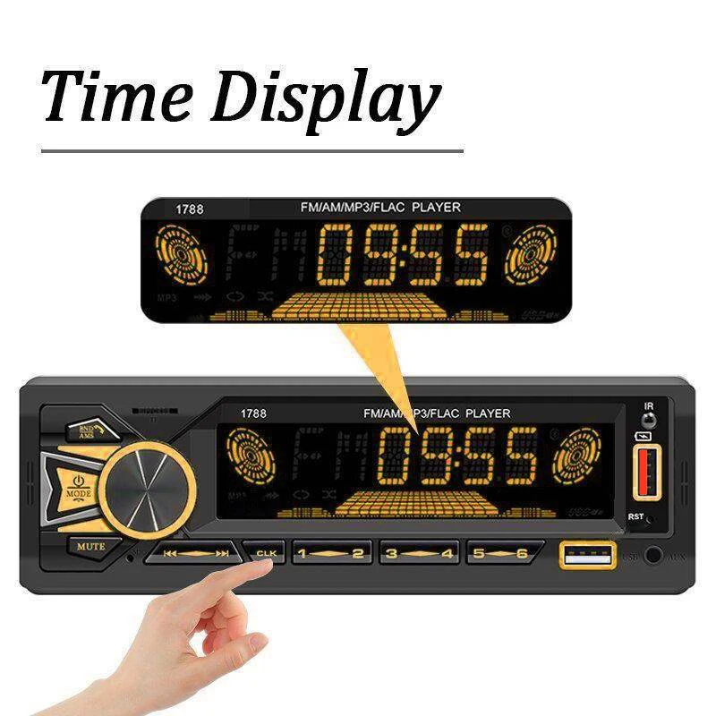 Universal Single-Din Car MP3 Player, No Battery Included, Car Stereo System, Vehicle Audio with Hands-Free And App Management