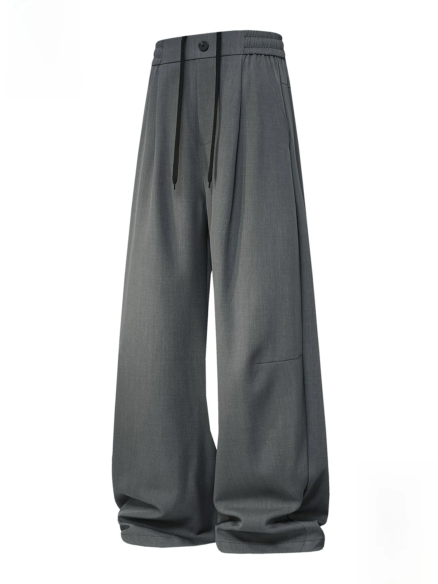 

PaulFrank American Sle Casual Pants Men Spring New Loose Drapey Knife Pure Color Wide Leg Pants Youth Casual Trousers