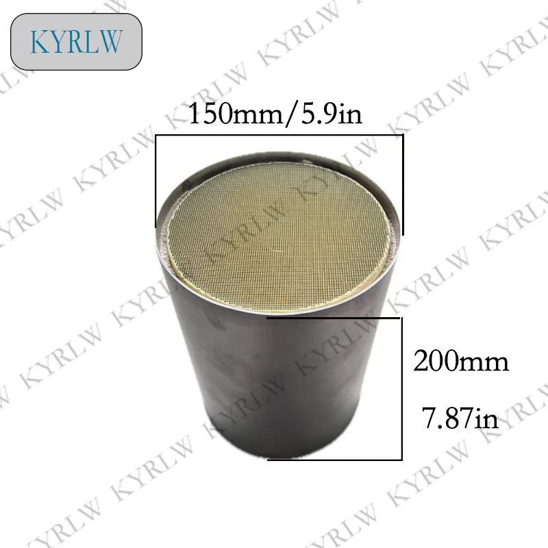 150*200mm with metal shell Based SCR Catalyst Selective Catalytic Reduction Core for Diesel Exhaust System