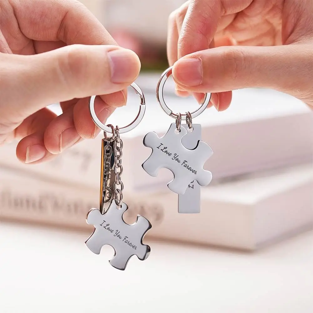 50/100PCS Stainless Steel Key Rings Key Pendant Chains Metal Keychain Blank Keyring DIY Accessories Split Rings Key Organization