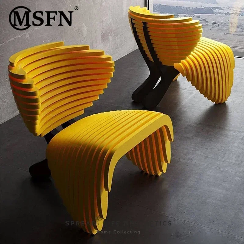 

TAO Modern Creative Design Solid Wood Parametric Leisure Chair Months