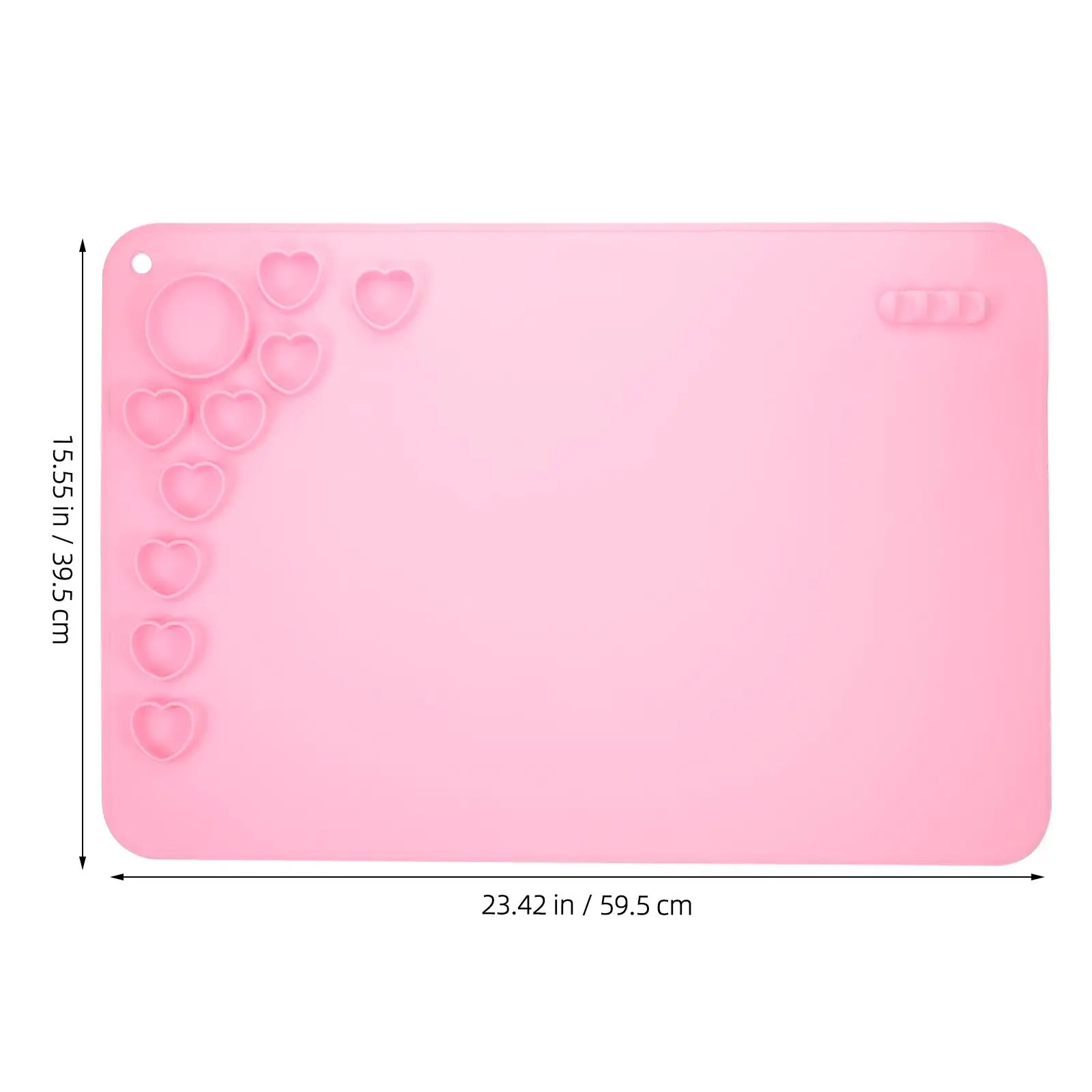 1Pc Silicone Painting Mat Pink Non Stick Diy Craft Pad Kids Drawing Table Protector Resin Casting Sewing Nail Heat Resistant