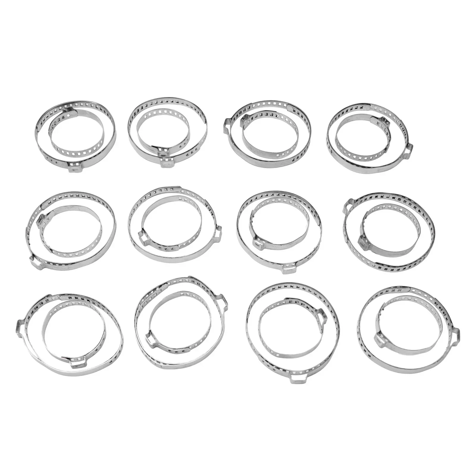 

24pcs Car CV Boot Clamp Adjustables Stainless Steel ​Axle CV Joint Boot Clamp Kit Drives Shaft Axles Joint Clip 25-50mm 50-120mm