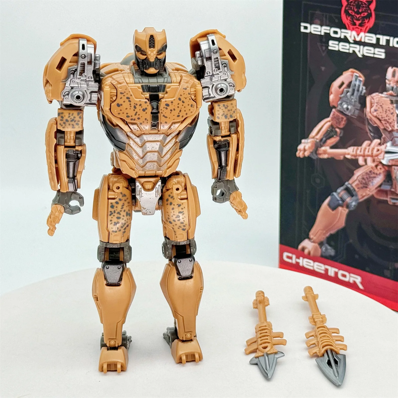 Bmb QT-02 qt02 Transformation den Aufstieg des Tieres gelb Leopard Action figur Verformung Roboter Legierung Anime Modell Geschenk