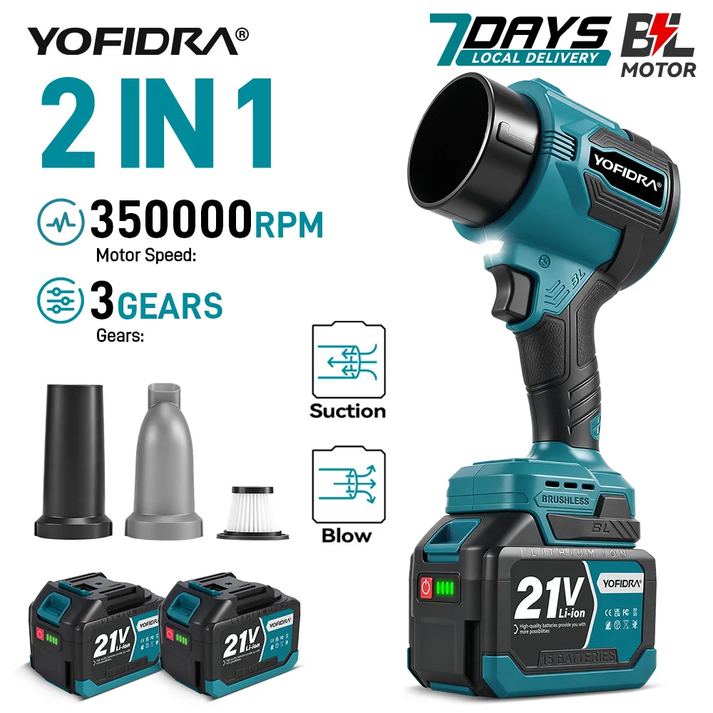 YOFIDRA 2W1 350M/S Bezszczotkowy Elektryczny Wentylator Turbo Aliexpress