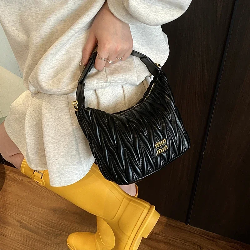 

High-End Fashionable Vintage Designer Diaper Bags For Women Luxury Leather Large Capacity Elegant Crossbody Bag Minimalist Paris