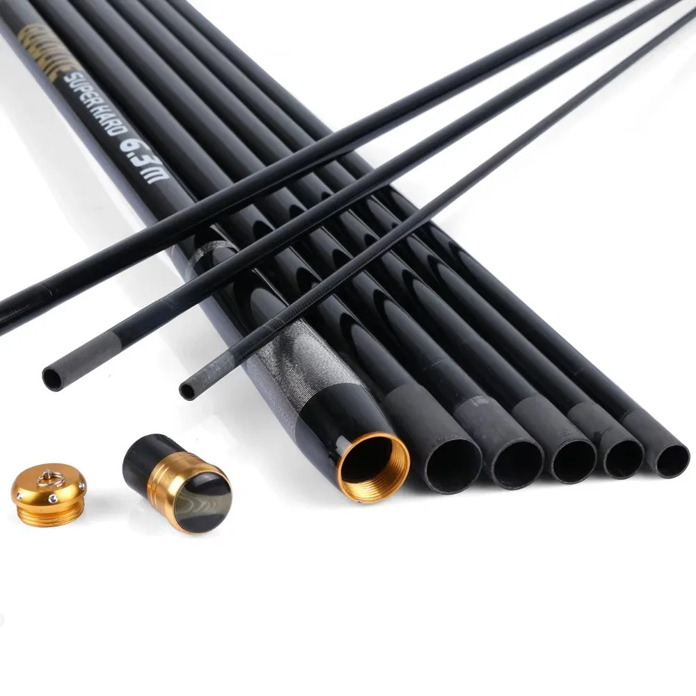 Goture GOLDLITE Telescopic Fishing Rod 3.6m-7.2m Carbon Fiber Ultra-Light Stream Carp Fishing Rod Freshwater Hand Pole Pesca