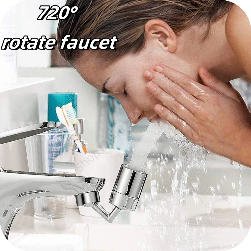 New 720° Rotation Faucet Extender Kitchen Universal Splash Proof Saving Faucet Sprayer Head Bathroom Faucet Extender Adapter
