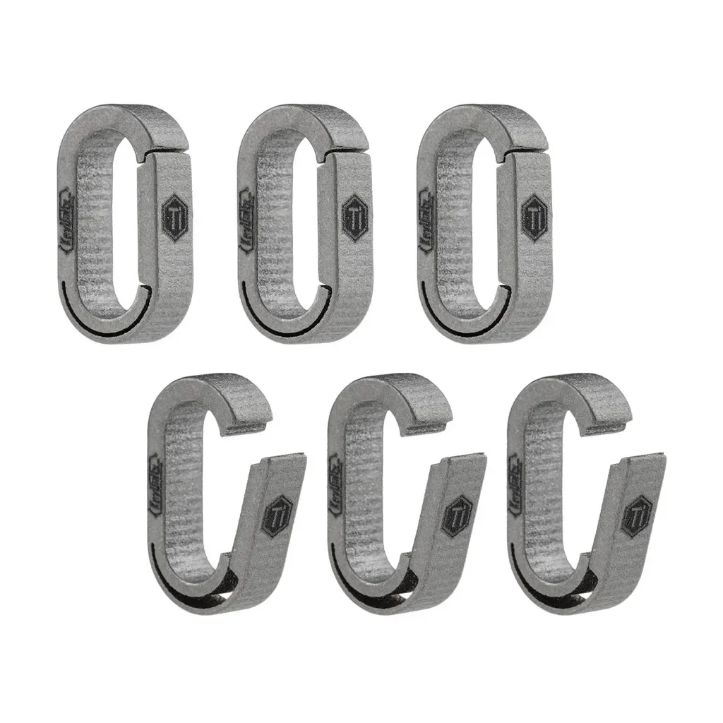 Keyunity KA41 6PCS Mini Split Key Ring Quick Release Key Organizer