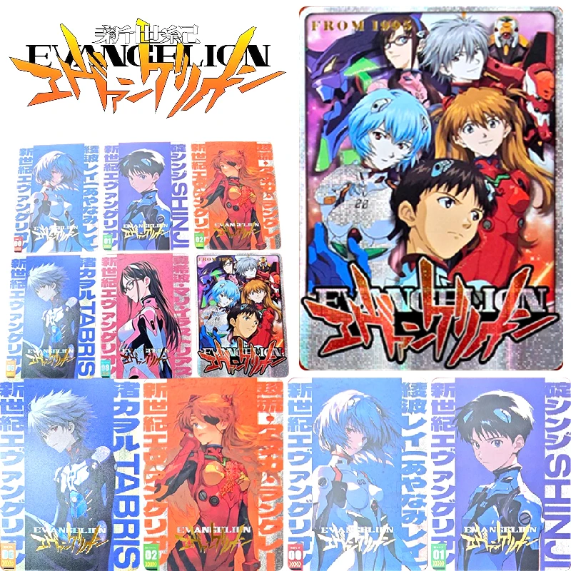 Neon Genesis Evangelion Asuka Langley Soryu Ayanami Rei DIY Homemade Collection Card Game Toys Christmas Birthday Gift