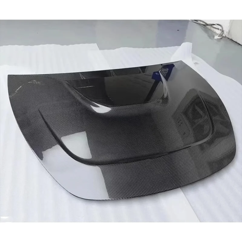 

Car Dry carbon fiber engine cover for Tesla Model Y 2021-2022 modified hood scoop Light weight bonnet
