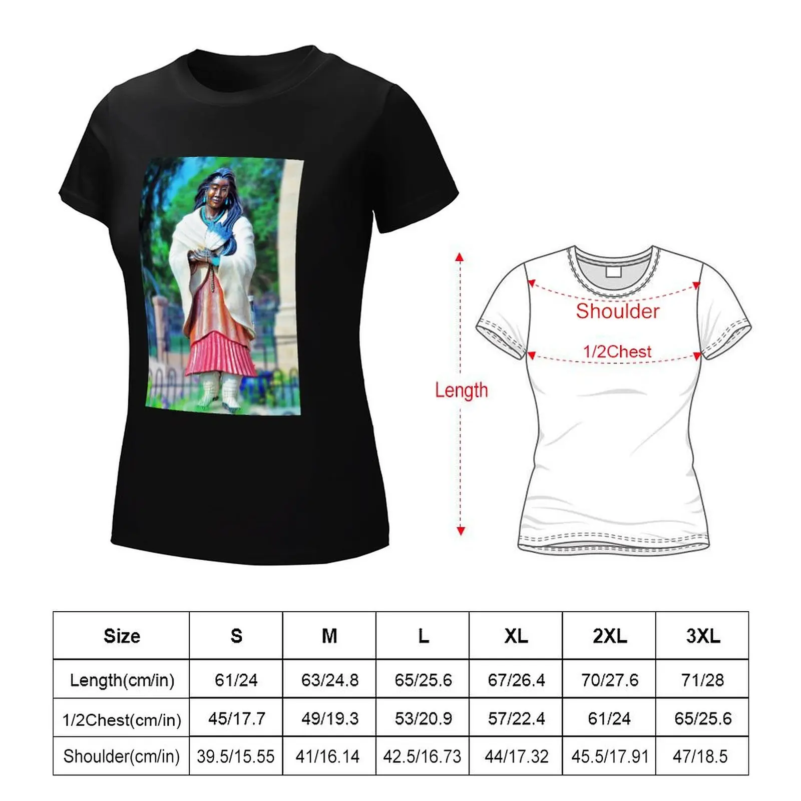Saint Kateri Tekakwitha T-Shirt lady clothes plus size tops hippie clothes korean fashion oversized t shirts for Women