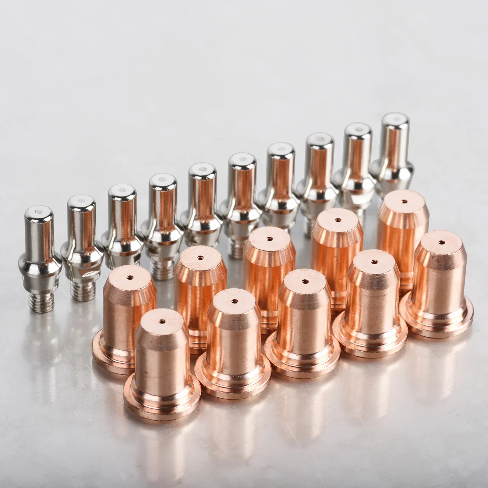 20PCS IPT-60 PT-60 IPT-40 PT40 Electrode 52582 Nozzle 51313P 1.0mm/1.1mm Fit Plasma Cutter Torch Consumables