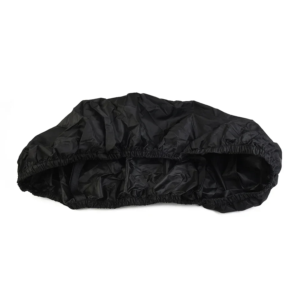 Motorcycle Rain Seat Cover M L XL XXL Flexible Waterproof Saddle Cover Black 210D Oxford Cloth Protector Motorbike Accessories