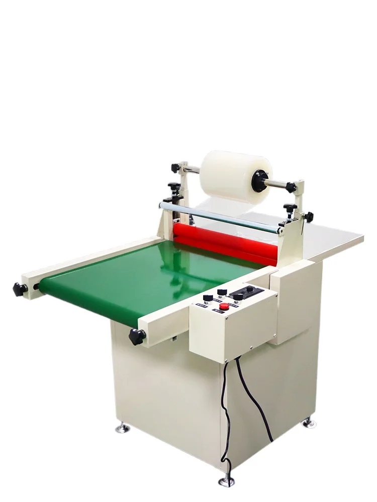 500 Type Single Double-Sided Film Laminator 700 Type Front and Back Cold Mounting Film Rolling Machine Speed Pressure Adjustable