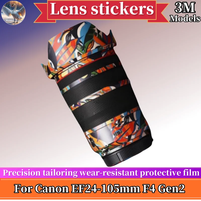 

EF24105ii skins For Canon EF24-105mm F4 Gen2 Lens stickers,protective film,Precision tailoring wear-resistan