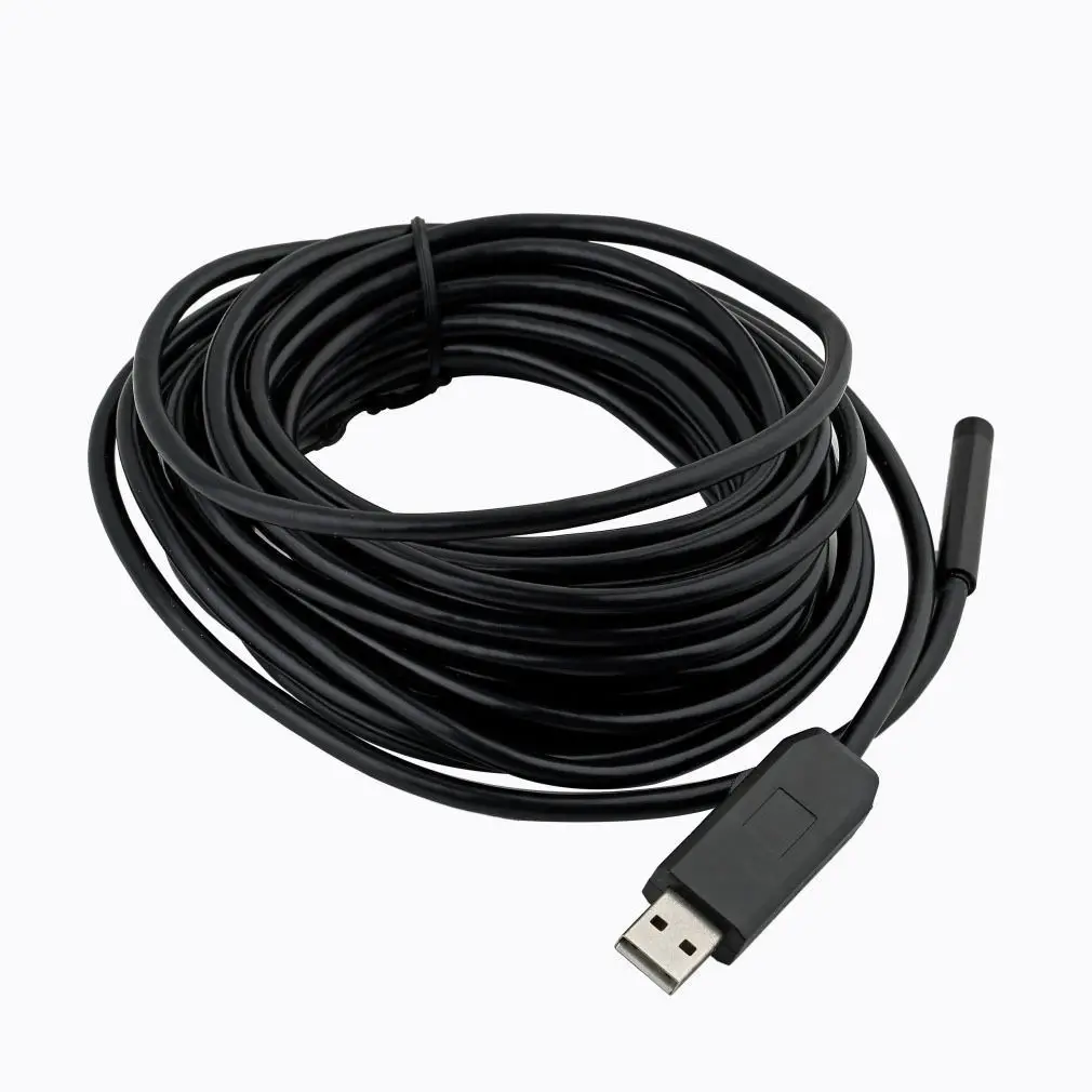 USB Cable Endoscope Camera HD USB Borescope Snake Camera IP67 Waterproof Inspection Camera For PC Windows Macbook