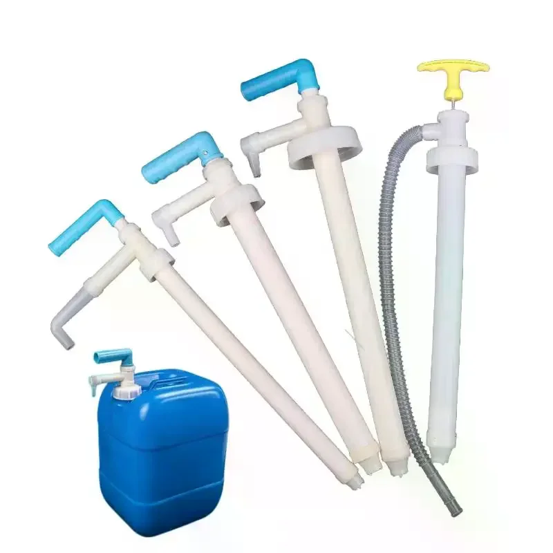 1Pcs Oil Well Press Pump Manual Liquid Transfer Pump Head Pipe Pumping Hand Fuel Pumps For Oil Drum Backflow Prevention Tools