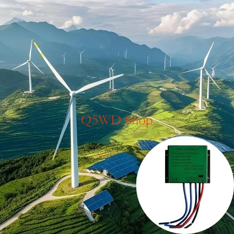 Q5WD Low Controller Regulator with LED Indicators Wind Turbines Generator Controller Wind Generator Controller view 2
