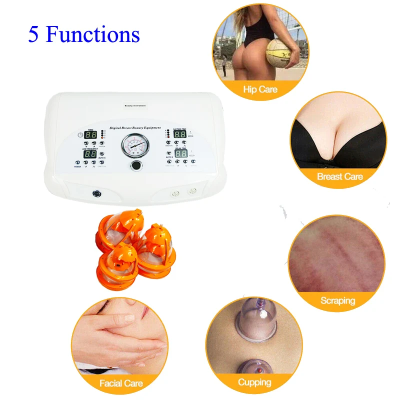 Au-6802 Professional Vibration Vacuum Butt Lifting Breast Enlarger Breast Enlargement Machine