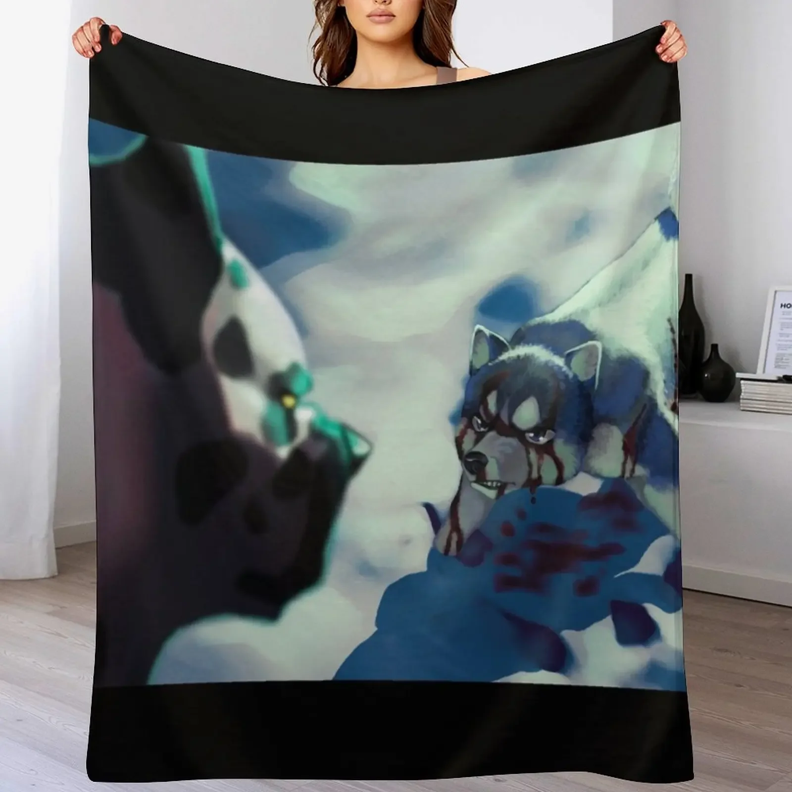 

Face off Throw Blanket Luxury Brand Luxury Picnic for sofa Blankets