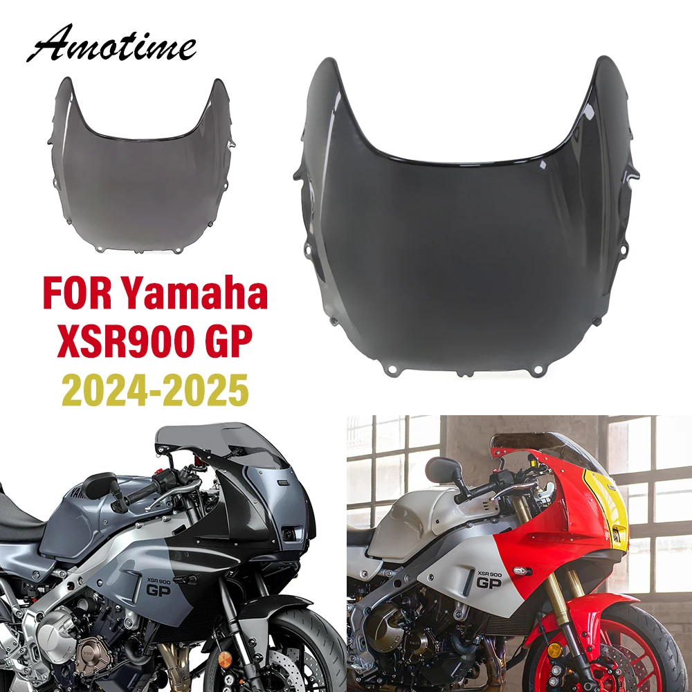 Für XSR900 GP 2024 2025 Motorrad Windschutzscheibe Windschutz Deflektor Front Verkleidung Glas Fliegengitter Für Yamaha XSR 900 GP XSR900GP