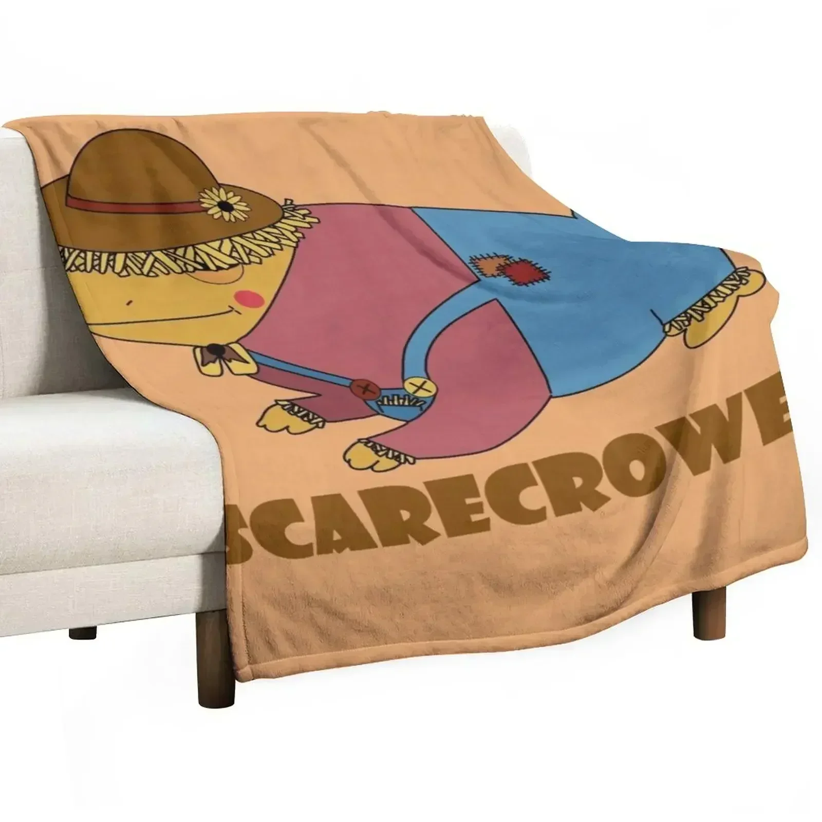 

Scarecrowed Throw Blanket Plaid on the sofa Luxury Thicken Thermal Blankets
