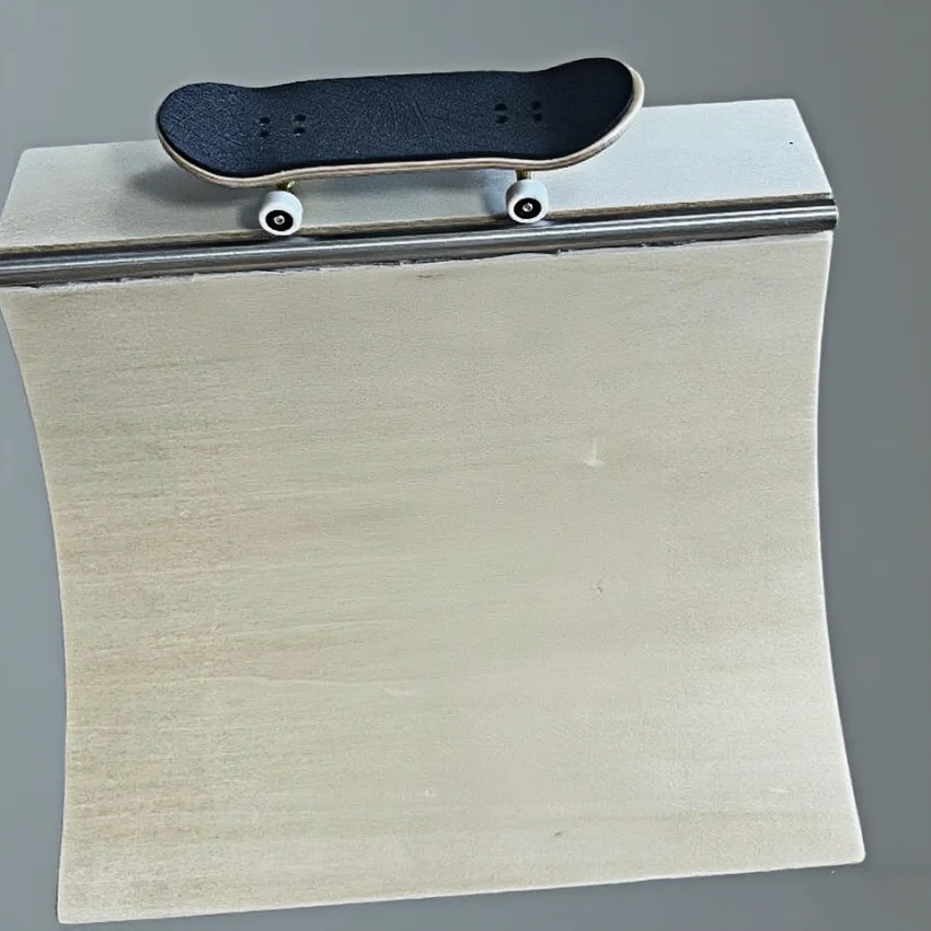 Tisch-Griffbrett-Park-Hindernis-Set, Miniatur-Skate-Park-Rampen-Kombination aus Holz für technische Decks, Desktop-Spielzeug und Geschenk für Teenager